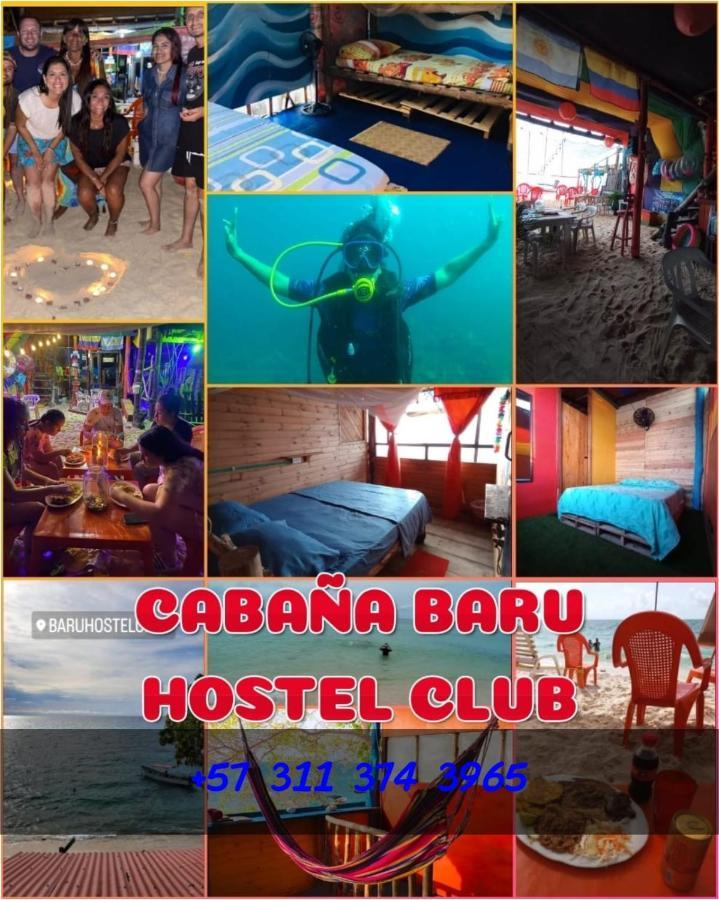 A Orilla Del Mar En Baru Hostel Cartagena Kültér fotó